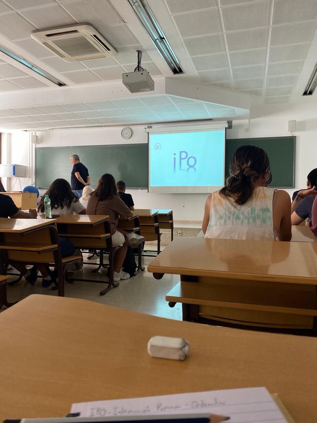Clase de Interacción Persona-Ordenador en la Universidad de Sevilla